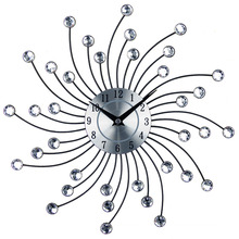 Home Decoration Creative DIY Wall Clock Crystal Acrylic Wall Clock